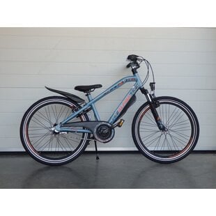 Gebruikte  trail jongensfiets 24 inch blauw r3