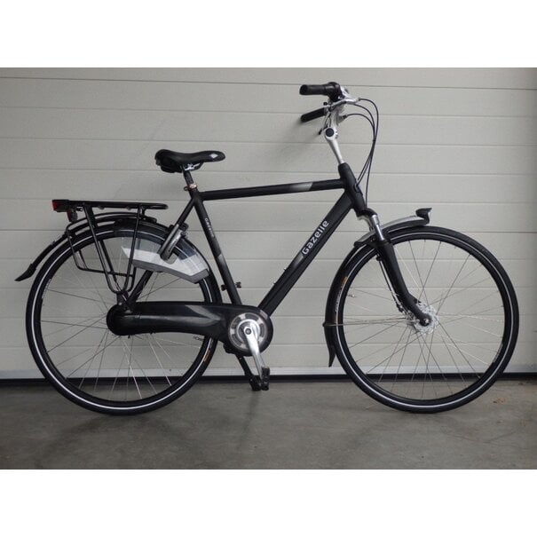 GAZELLE Gebruikte orange c7 herenfiets 57 cm mat zwart