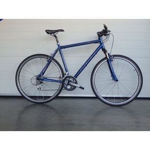gebruikte 4x cross blauw herenfiets 58 cm