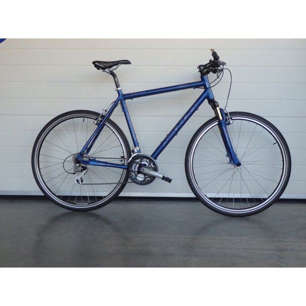 Stevens  gebruikte 4x cross blauw herenfiets 58 cm
