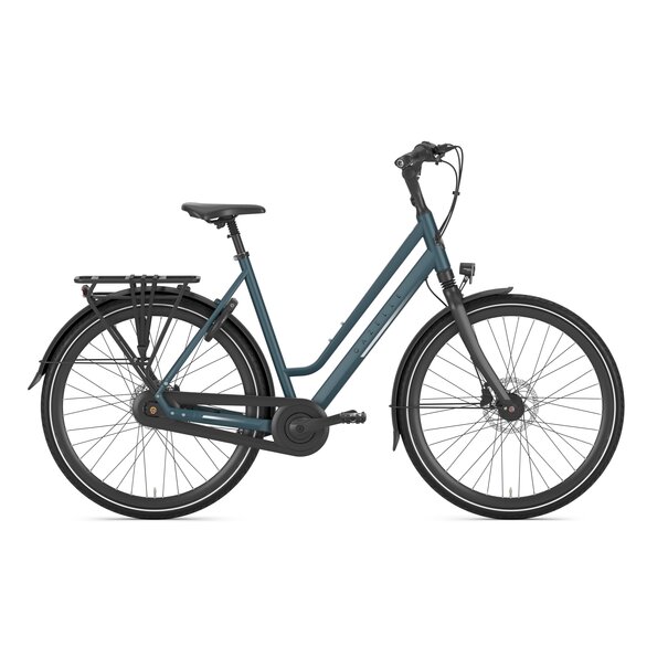 GAZELLE CHAMONIX C8 IN PINE GREEN MAT 8 VERSNELLINGEN