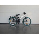 Gebruikte yabber jongensfiets 18 inch white / black