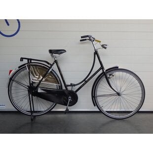 Gebruikte Old dutch damesfiets 50cm zwart rn