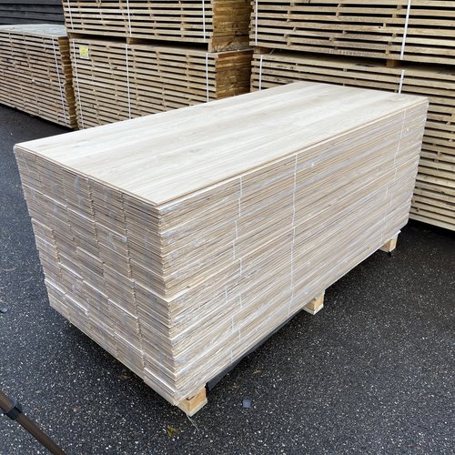 Europees eiken multiplank vloer onbehandeld 19 cm breed