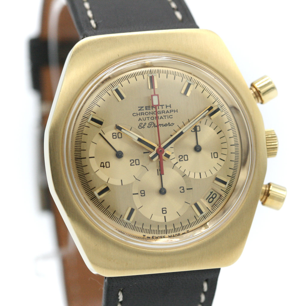 Zenith El Primero 18k/750 NOS condition