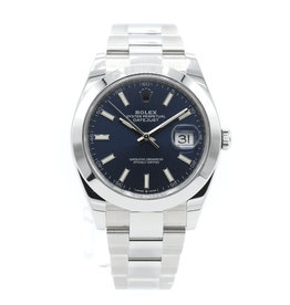 Rolex Datejust 41 Full Set 2021 blue dial