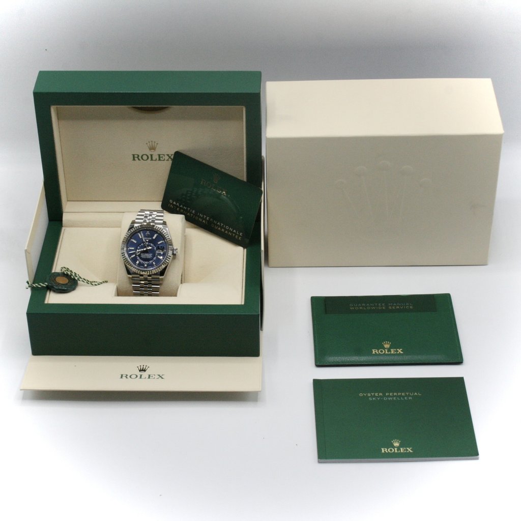 Rolex Sky-Dweller blue dial Jubilee bracelet Full Set 2021