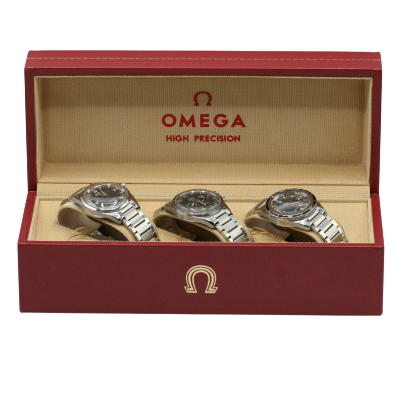 Omega Limited Edition Trilogy Set 1957 99% NEW Full Set