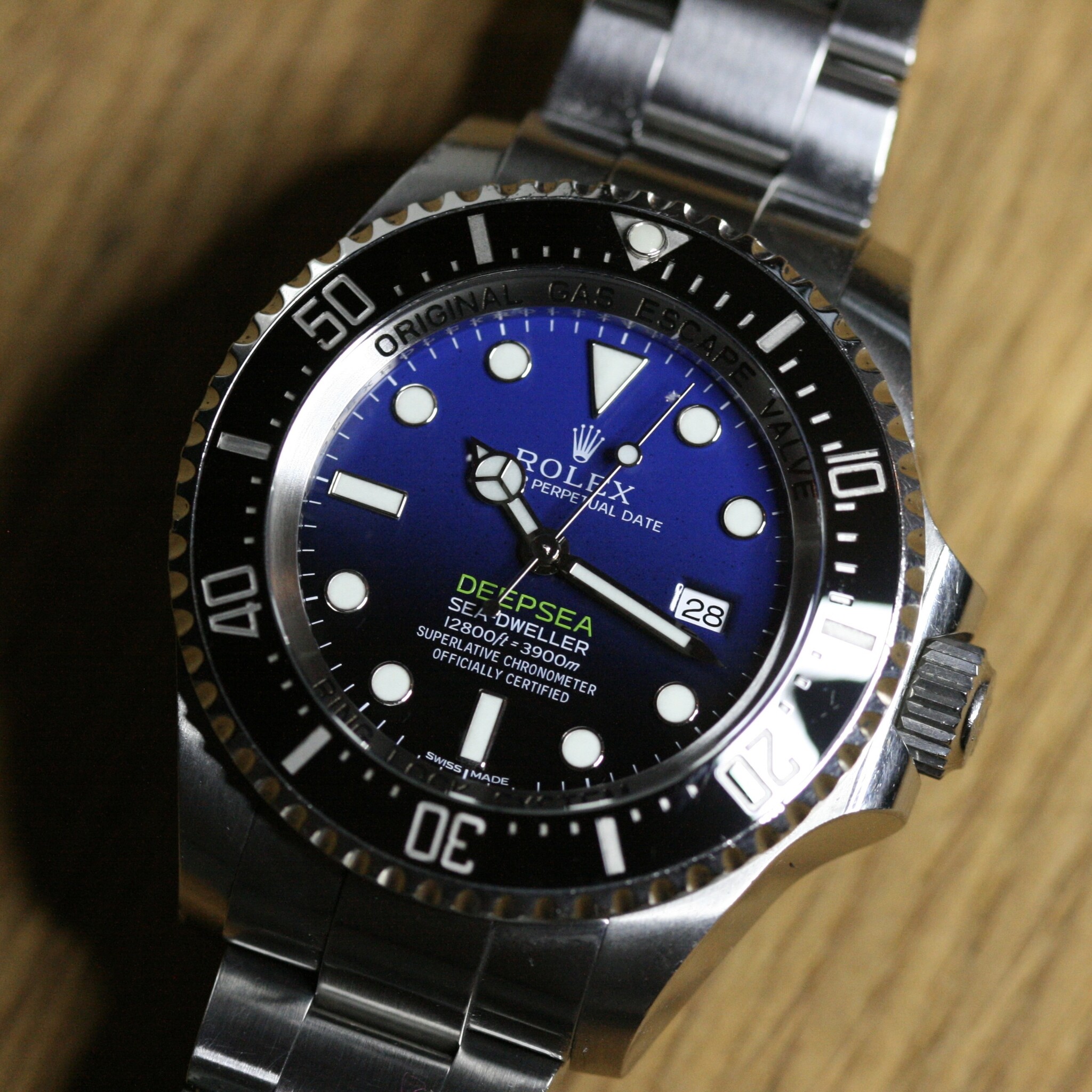 すぎすぎさまの専用！激安！新品同様！DEEPSEA-SEA-DWELLER腕時計 Deepsea Sea Dweller Blue/Black - Save at Bob's Watches