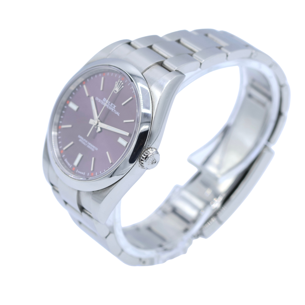 Rolex Rolex Oyster Perpetual 39 grape dial full set