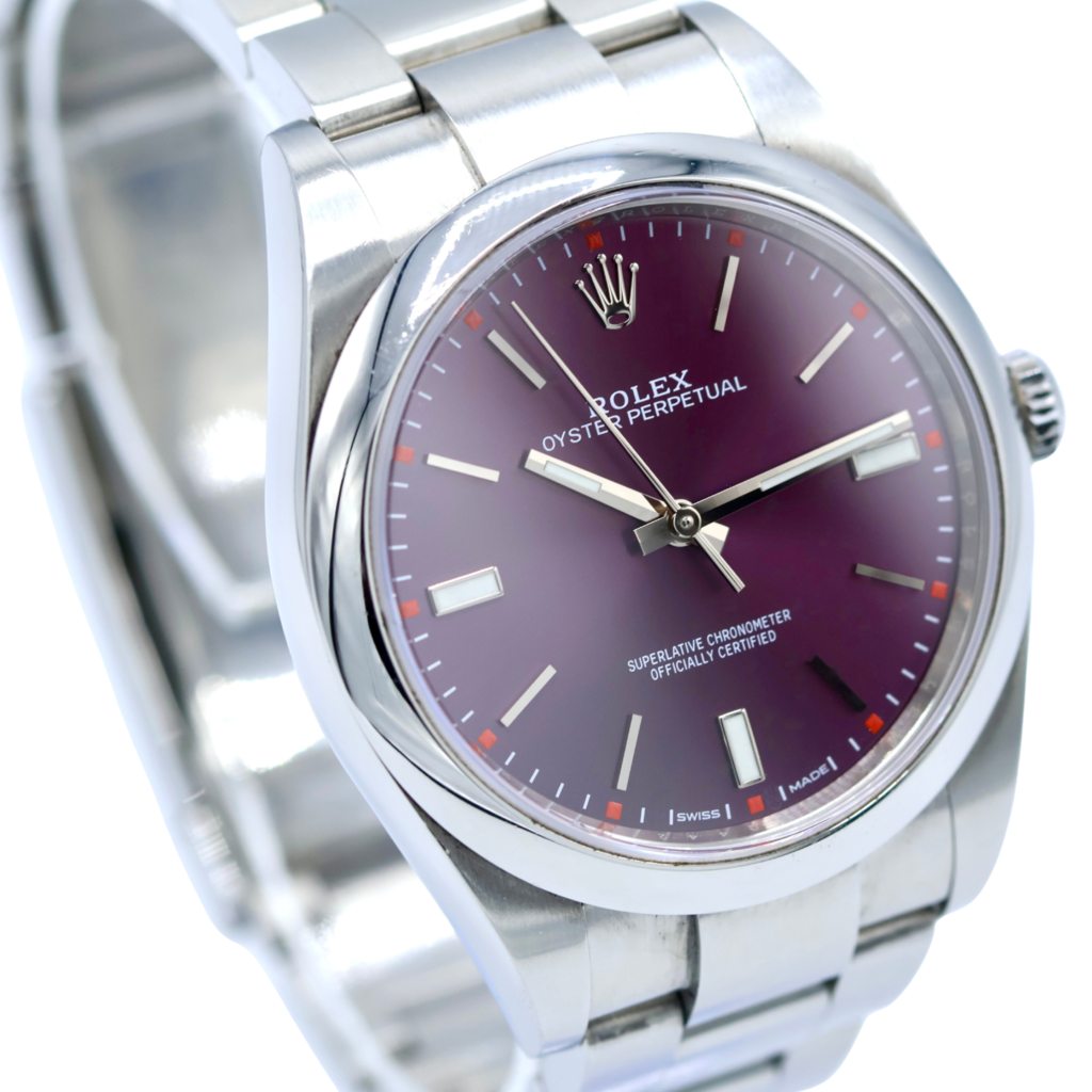Rolex Rolex Oyster Perpetual 39 grape dial full set