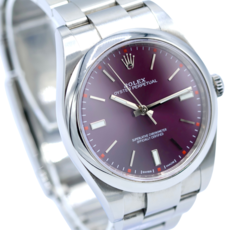 Rolex Rolex Oyster Perpetual 39 grape dial full set
