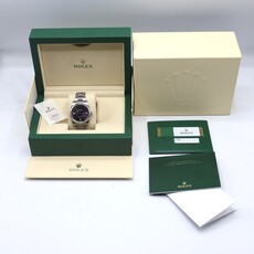 Rolex Rolex Oyster Perpetual 39 grape dial full set