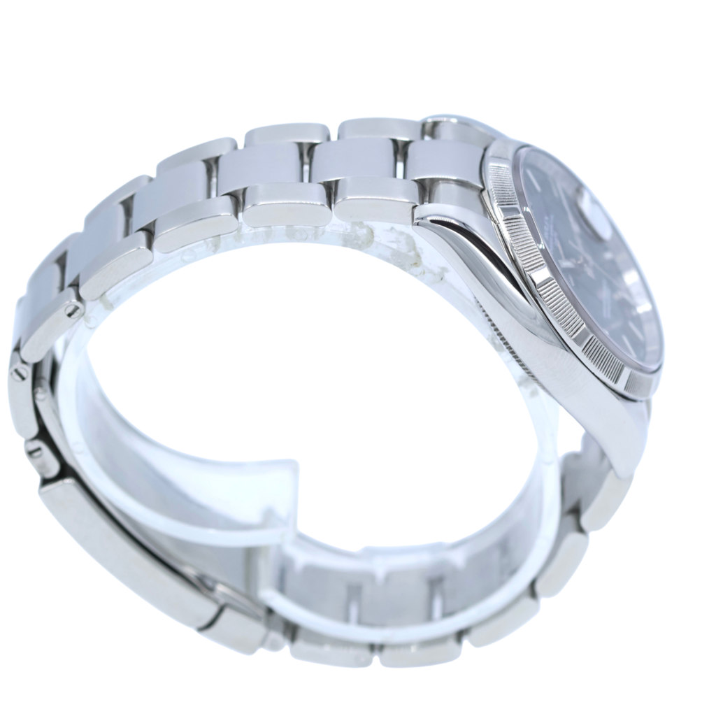 Rolex Oyster Perpetual Date Blue dial + service invoice AD