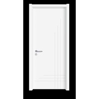 Wooden white door