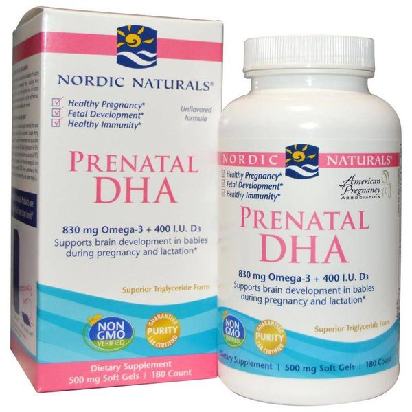 Nordic Naturals Prenatal Dha 500 Mg 180 Weichkapseln Www Carna Shop