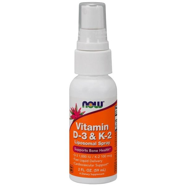Now Foods Vitamin D3 & K2 Liposomal-Spray