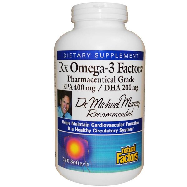 Natural Factors Rx Omega-3 Factors (EPA 400 mg / DHA 200 mg)