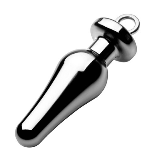 Tom of Finland Zware Metalen XL Buttplug Met Ring Tom of Finland Zware Metalen XL Buttplug Met Ring