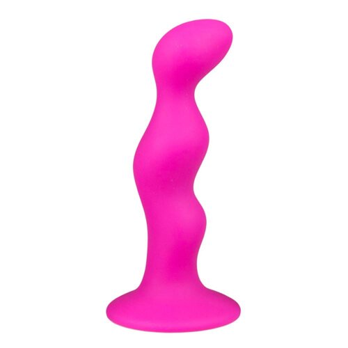Easytoys Anal Collection Roze geribbelde siliconen dildo Easytoys Anal Collection Roze geribbelde siliconen dildo