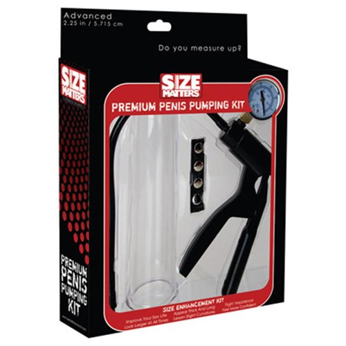 Size Matters The Premium Pumping Kit Penispomp - Klein Size Matters The Premium Pumping Kit Penispomp - Klein