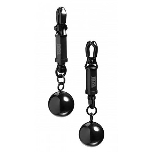 Tom of Finland Barrel Tepelklemmen Met Gewichten Tom of Finland Barrel Tepelklemmen Met Gewichten