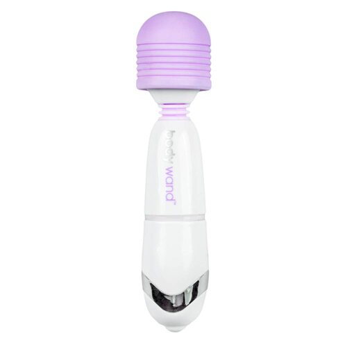Bodywand Bodywand Mini Wand Vibrator - Wit/Paars Bodywand Bodywand Mini Wand Vibrator - Wit/Paars