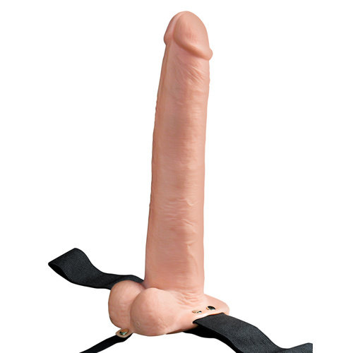 Fetish Fantasy Series Holle Vibrerende Strap-On 28 cm - Light Fetish Fantasy Series Holle Vibrerende Strap-On 28 cm - Light