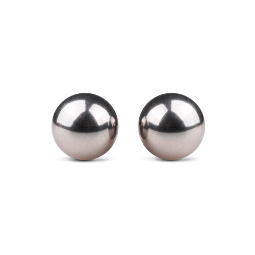 Zilverkleurige Ben Wa Ballen 19 mm Zilverkleurige Ben Wa Ballen 19 mm