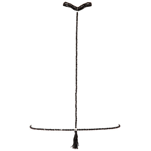 Halsband met ketting - Zwart Halsband met ketting - Zwart
