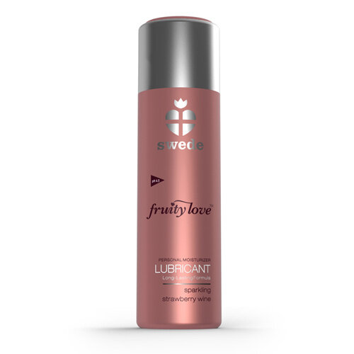 Bruisende Aardbeienwijn Waterbasis Glijmiddel - 100ml Bruisende Aardbeienwijn Waterbasis Glijmiddel - 100ml