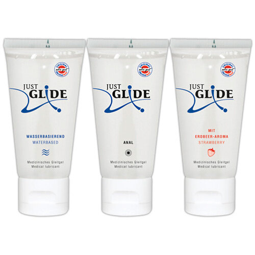 Just Glide Glijmiddel Mix 3 x 50 ml Just Glide Glijmiddel Mix 3 x 50 ml
