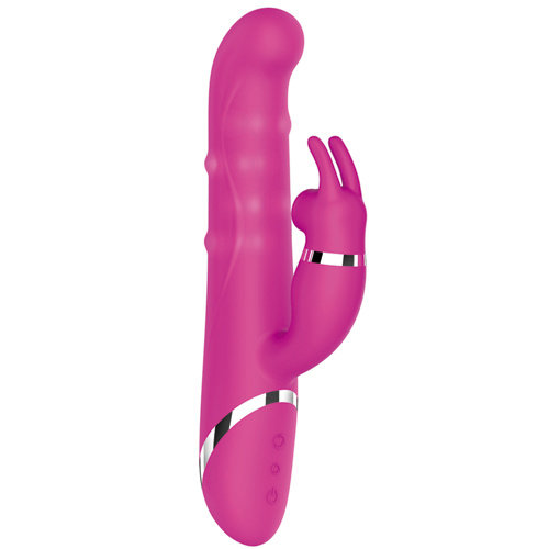 Naghi No.42 - Rabbit Vibrator Met Roterende Kralen Naghi No.42 - Rabbit Vibrator Met Roterende Kralen