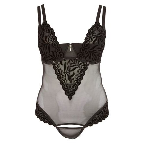 Transparante Stringbody - Zwart Transparante Stringbody - Zwart