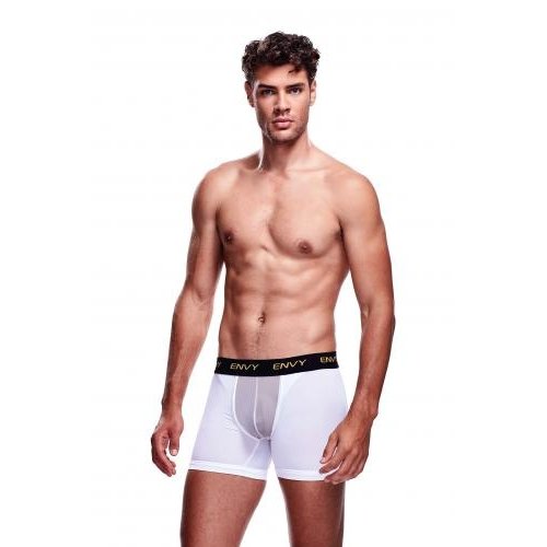 Envy Transparante Mesh Herenshort - Wit Envy Transparante Mesh Herenshort - Wit
