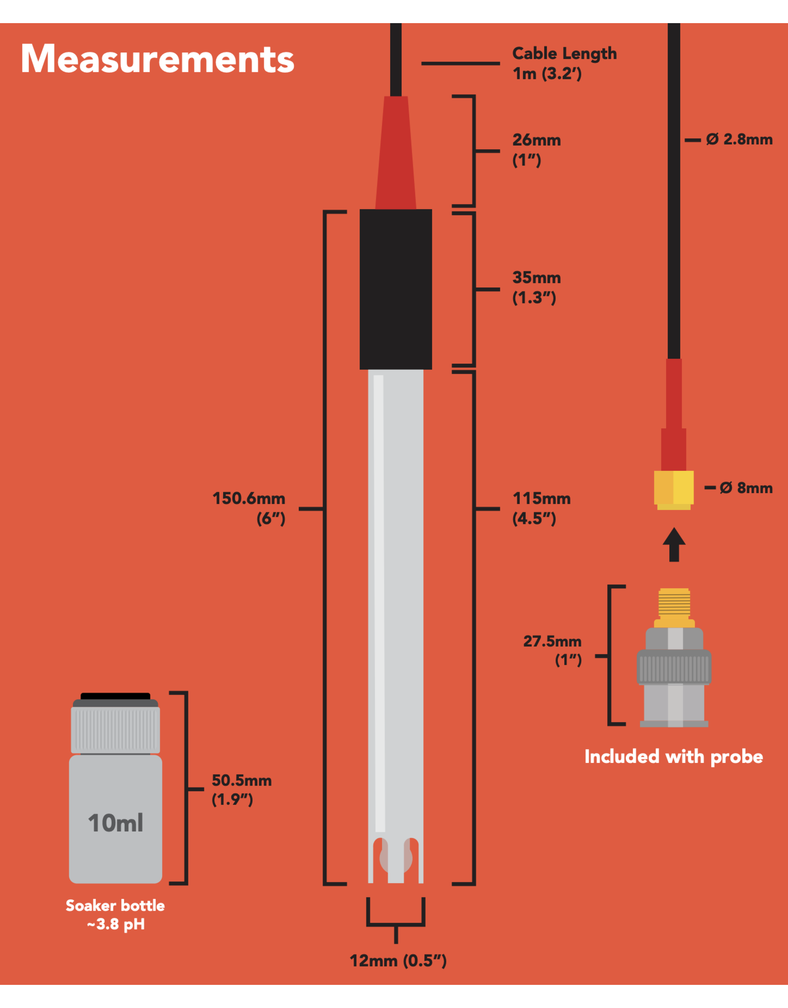 Atlas Scientific pH Probe consumer grade Robesol