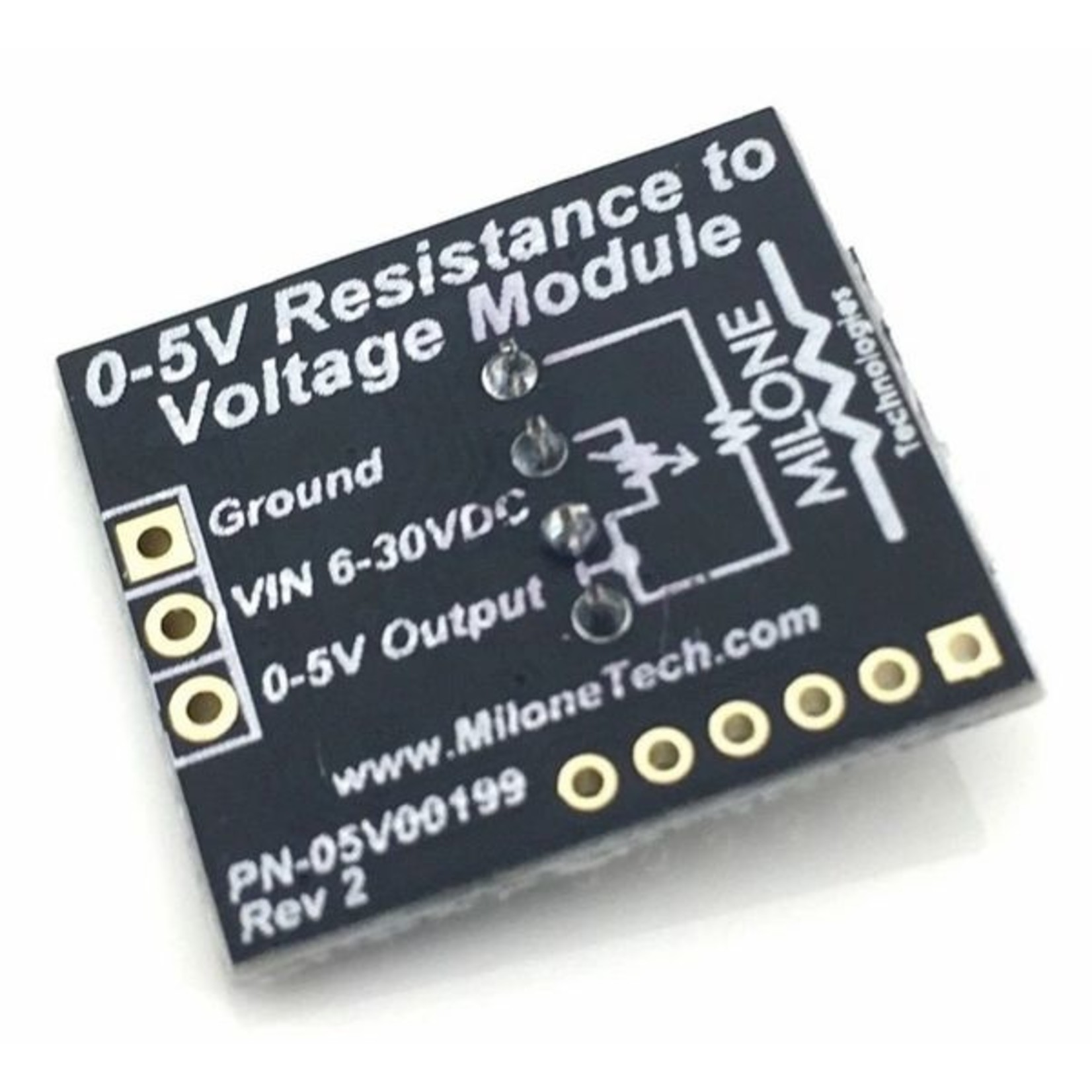 Milone Technologies 0-5V DC Resistance to Voltage Module