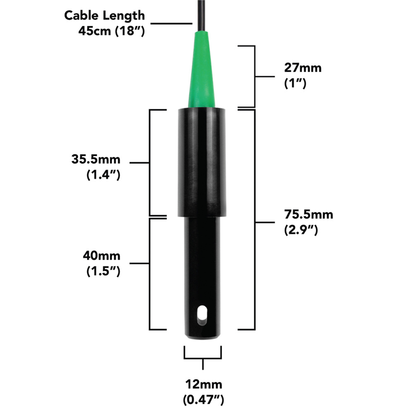 Atlas Scientific Mini Conductivity Probe K 1.0 Robesol
