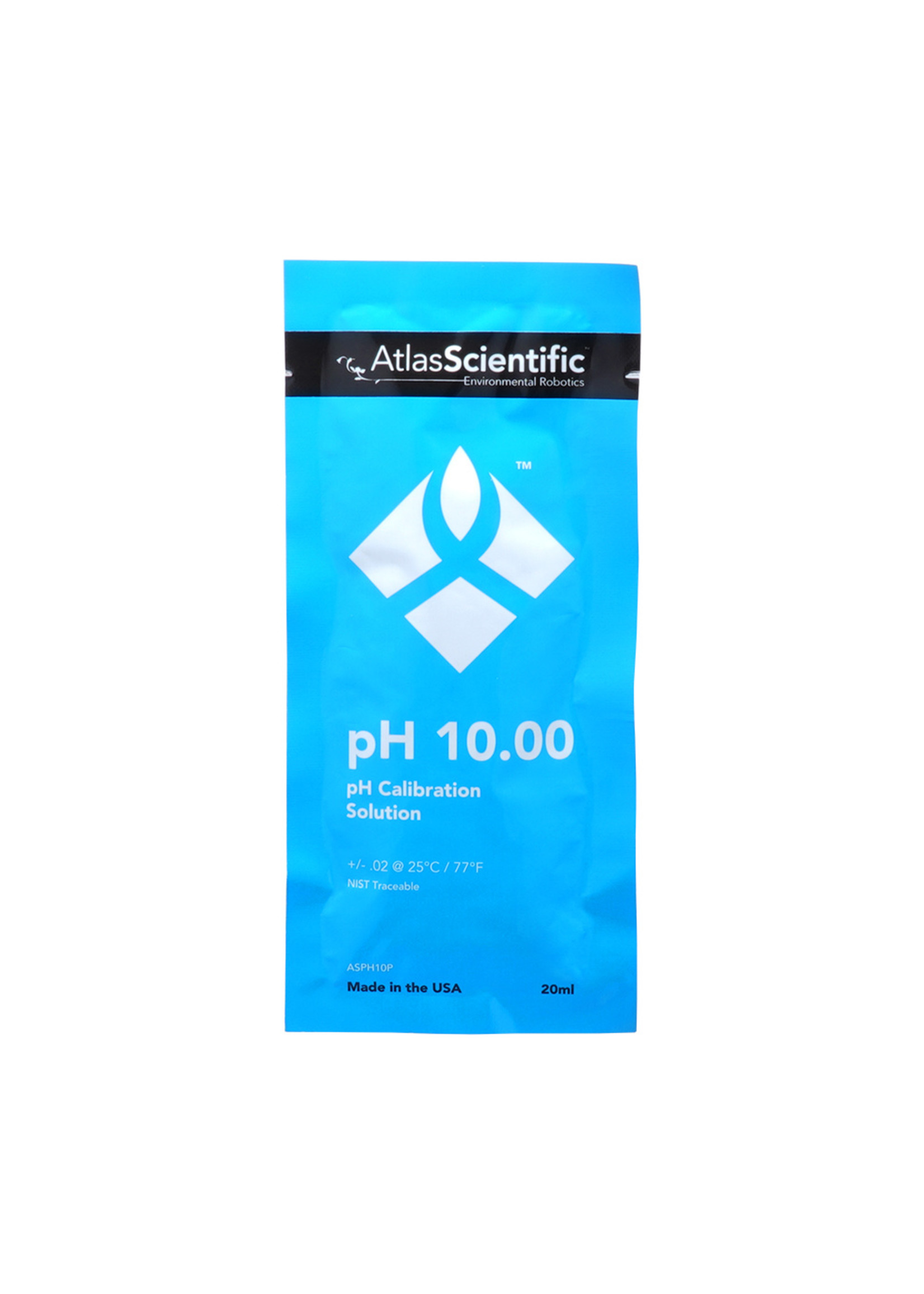 Atlas Scientific pH 10.00 Calibration Solution Pouche