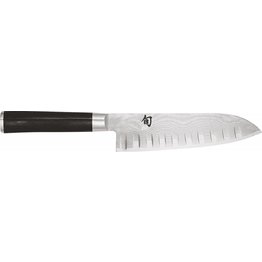 Shun Classic Santoku mit Kullenschliff 18cm