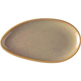 Porzellanserie „Vida" Platte flach oval 17,8cm