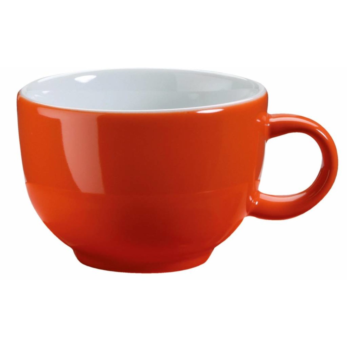 Kaffee-/Cappuccinotasse obere orange