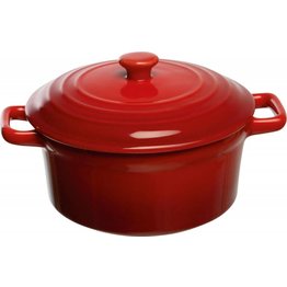 Mini-Casserole "Lexa" Ø12,5cm H:6,5cm rot