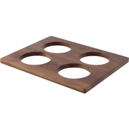 Aufsatz mit 4 Aussparungen