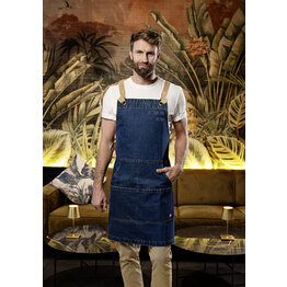 Latzschürze Denim Urban-Style - NEU