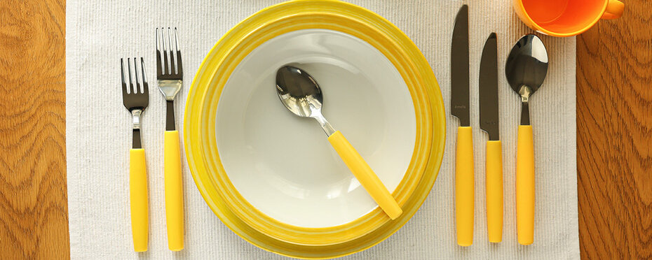 Besteckserie Colour gelb