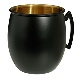 Rooftop schwarz-gold Becher "Moscow Mule" - NEU