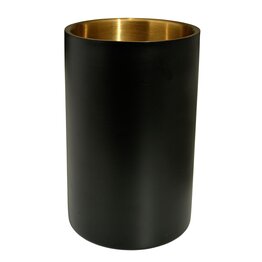Rooftop schwarz-gold Sekt- und Weinkühler - NEU