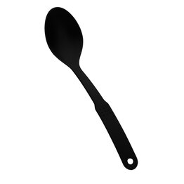 Küchenhelfer schwarz Chafinglöffel, glatt - NEU