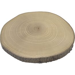 Rindenholzbrett rund Ø 28-30 cm - NEU